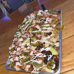 Fried Chicken Nachos