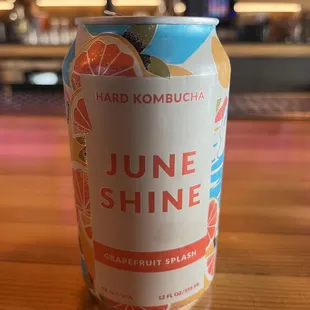 a can of hard kombucha