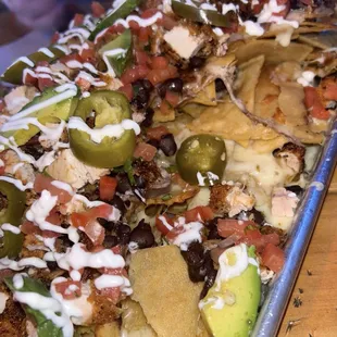 Fried Chicken Nachos
