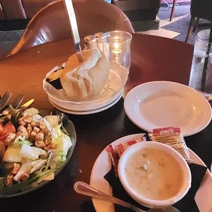 our side dishes and bread worth honey butter tonight