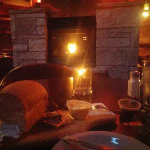 Steak, broccoli, sweet potato fries, salad &amp; fresh loaf of bread. Did I mention the top notch service &amp; ambience?  Try it.