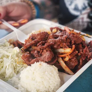 Koren food truck on our Food tour.