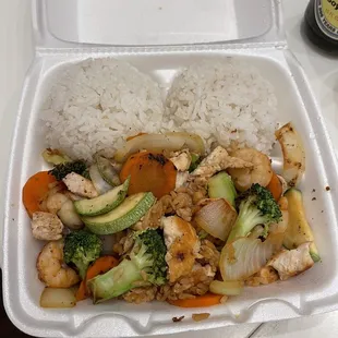 Chicken &amp; Shrimp Hibachi