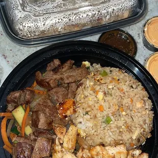 Free fried rice!! Thanks