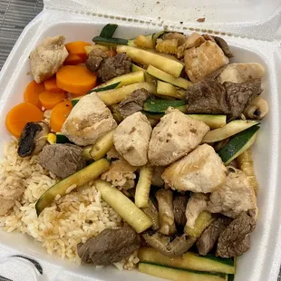 Steak and Chicken Hibachi