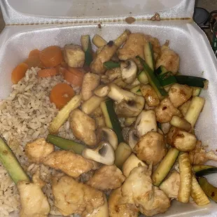 Hibachi Chicken Lunch Special