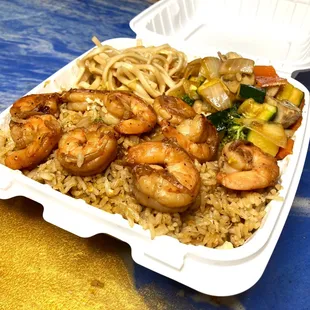 shrimp and rice