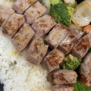 steak, food