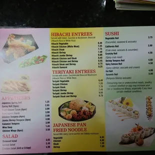 Hi, it&apos;s Lina (the cashier) from Hibachi Bowl with the updated menu. Thanks for the reviews!