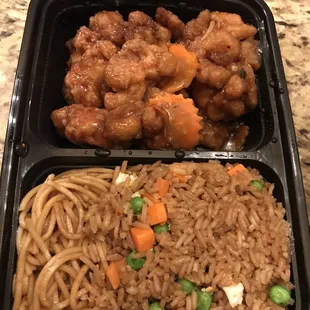 chicken wings and fried chicken