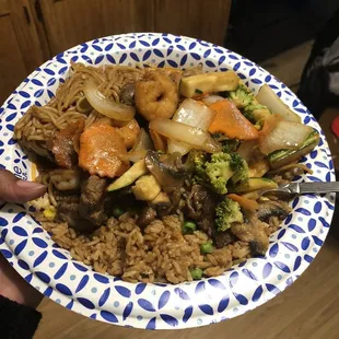 Ny strip hibachi entree