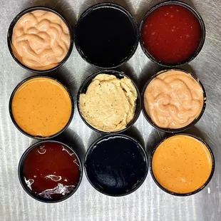 In house made. sauces