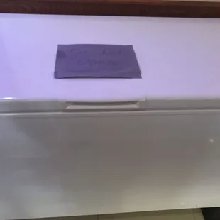 Looks like where they&apos;d keep a body  why is this still on the buffet floor???