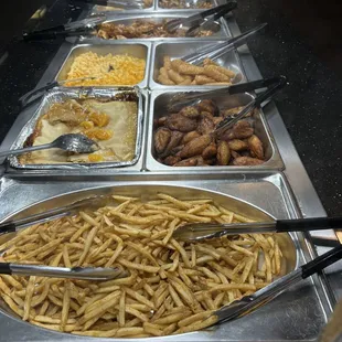 a variety of food items