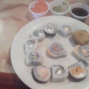 11-15 different Sushi Selections