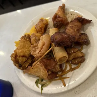 Lots of chicken options, battered and not