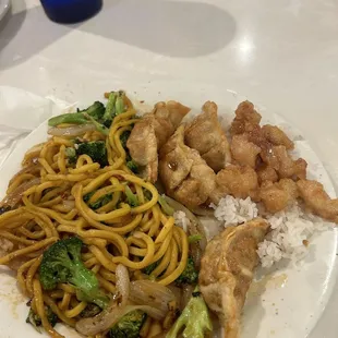a plate of food