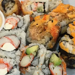 food, sushi and sashimi