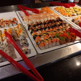 Sushi selection was pretty good