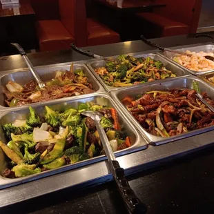 More buffet flavors.  I would have preferred less sweet and more spicy, but it was OK.