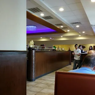 people eating at a restaurant
