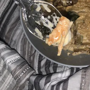 The &quot;boneless&quot; chicken breast w/ the bone sticking out from the chicken.