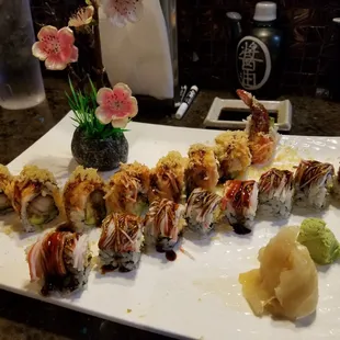 Trying out Happy Hour sushi at this spot today.