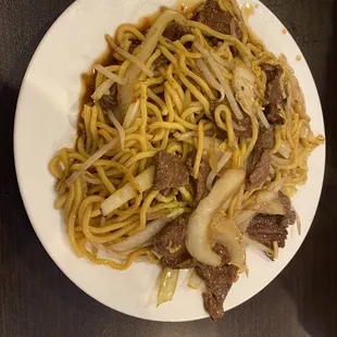 beef and noodles