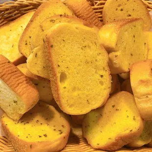 a basket of bread