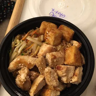 Chicken &amp; Tofu Combo