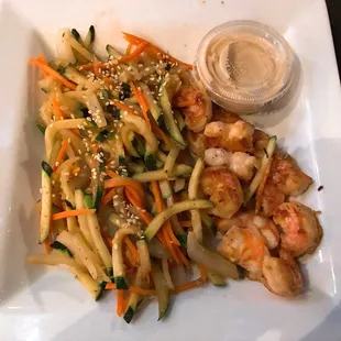Delicious shrimp hibachi! Like Benihana but healthier, cheaper, &amp; faster!