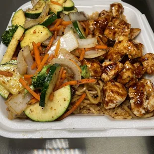 Teriyaki chicken entree!