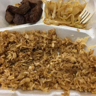 It was good. The fried rice is amazing. All meals come with cabbage. I ordered steak and it was yummy. Definitely worth a try.