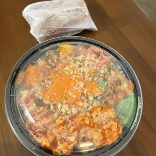 Egg rolls &amp; Volcano bowl