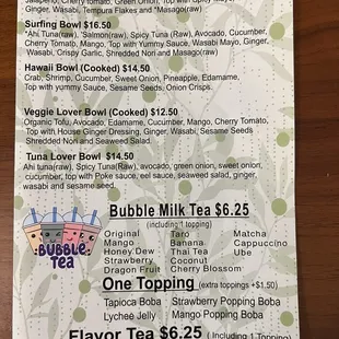 Menu from 11/19/24