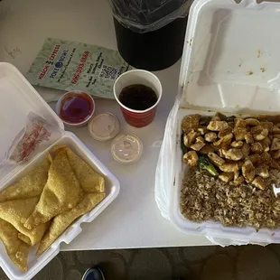 Chicken hibachi w/ rice