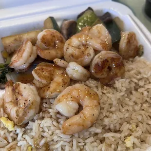 Shrimp hibachi