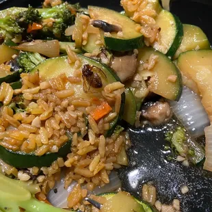 a close up of a plate of food