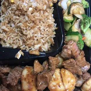 Steak and scallops hibachi sooo good!