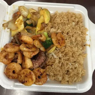 hibachi steak &amp; shrimp