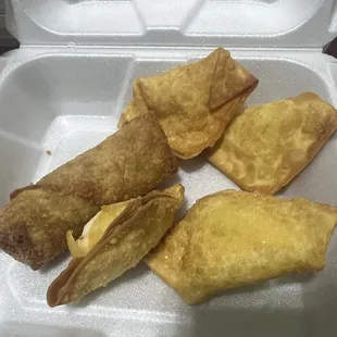 Crab Rangoon Egg roll