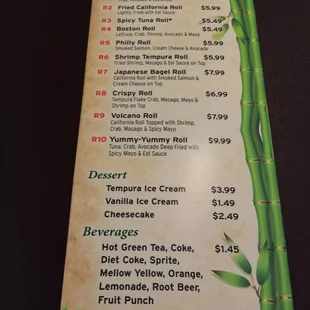 Menu page 3