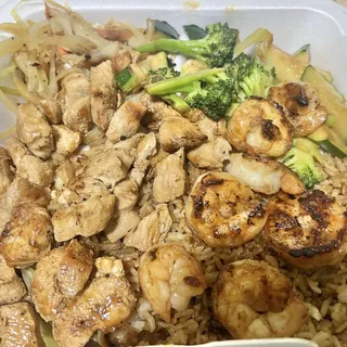 H10. Hibachi Chicken and Shrimp