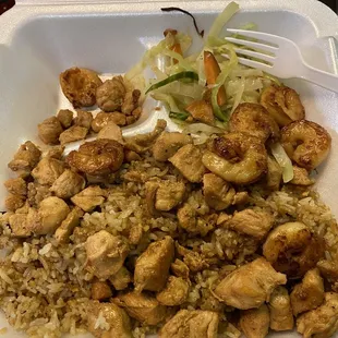 Chicken &amp; Shrimp-the Bomb!
