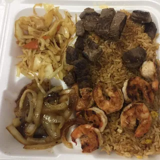 Hibachi steak and shrimp