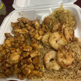 H10. Hibachi Chicken and Shrimp