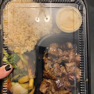 Large steak hibachi