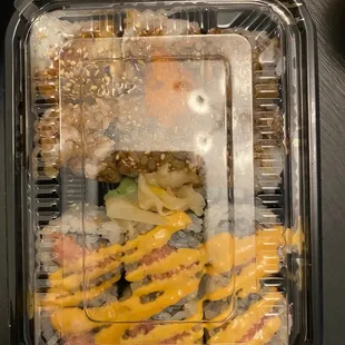 Spicy tuna and jax roll I think?