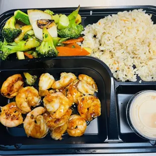 Hibachi shrimp entree