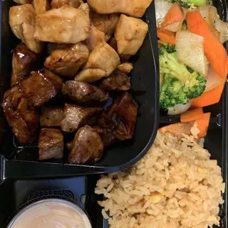 H9. Hibachi Chicken, Steak & Shrimp